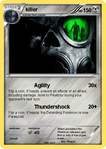 Pokémon killer 3378 3378 - Agility - My Pokemon Card