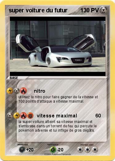 Pokemon super voiture du futur