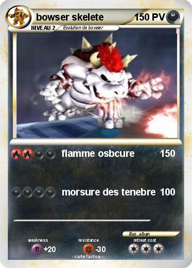 Pokemon bowser skelete