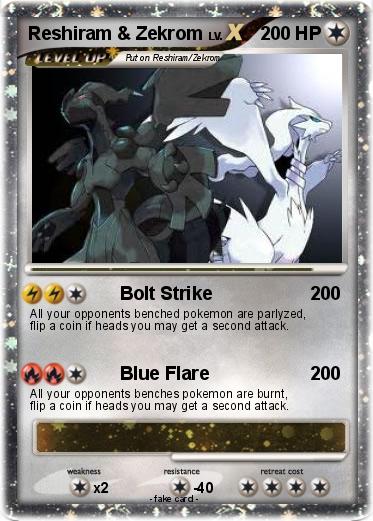 Pokemon Reshiram & Zekrom