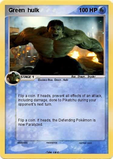 Pokemon Green  hulk