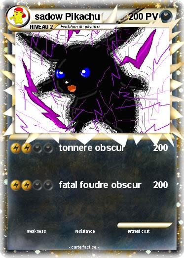 Pokemon sadow Pikachu