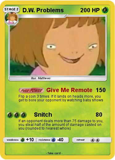 Pokemon D.W. Problems