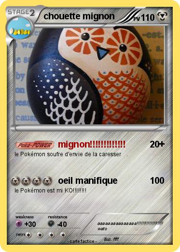 Pokemon chouette mignon