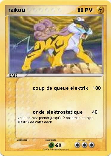 Pokemon raikou