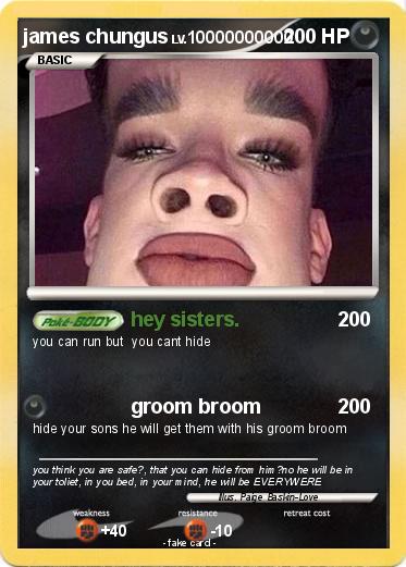 Pokemon james chungus