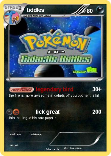 Pokemon tiddles