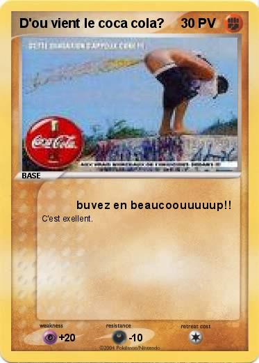Pokemon D'ou vient le coca cola?