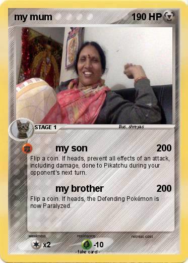 Pokemon my mum