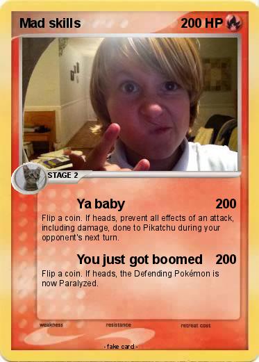 Pokemon Mad skills
