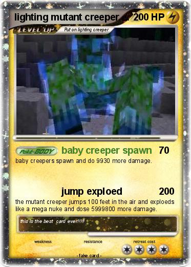 Pokemon lighting mutant creeper