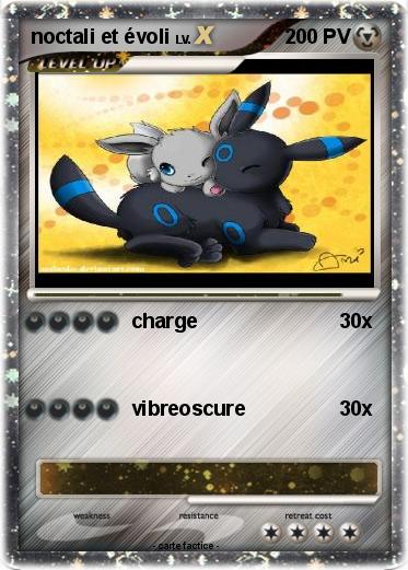 Pokemon noctali et évoli