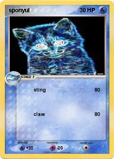 Pokemon sponyul