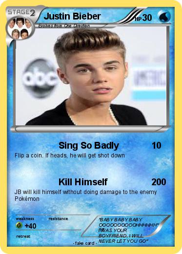 Pokemon Justin Bieber