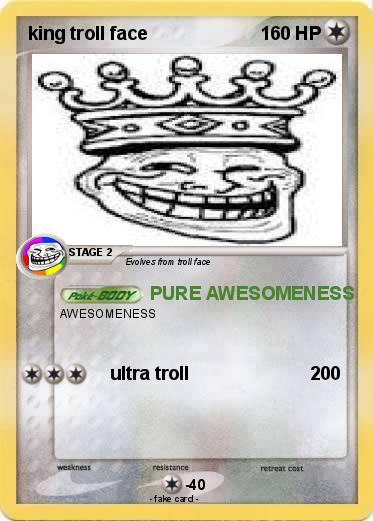 Pokemon king troll face