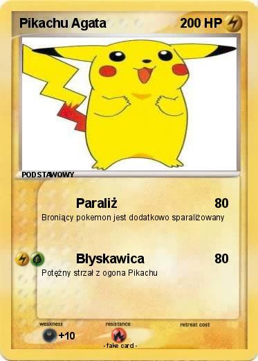 Pokemon Pikachu Agata