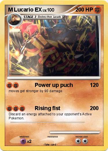 Pokemon M Lucario EX