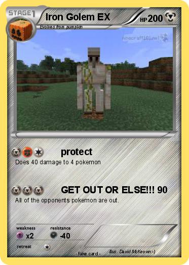 Pokemon Iron Golem EX