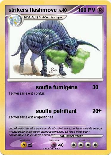 Pokemon strikers flashmove