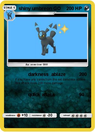 Pokemon shiny umbreon GO