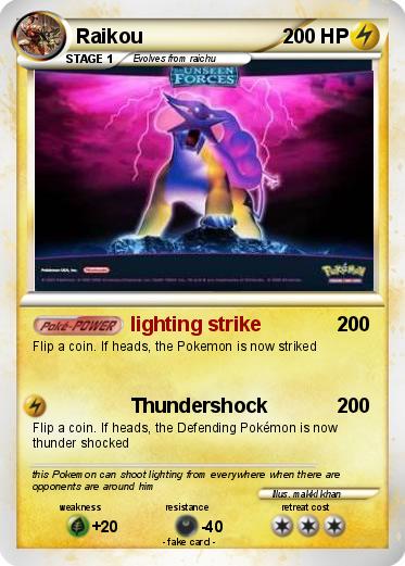 Pokemon Raikou