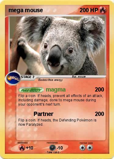 Pokemon mega mouse