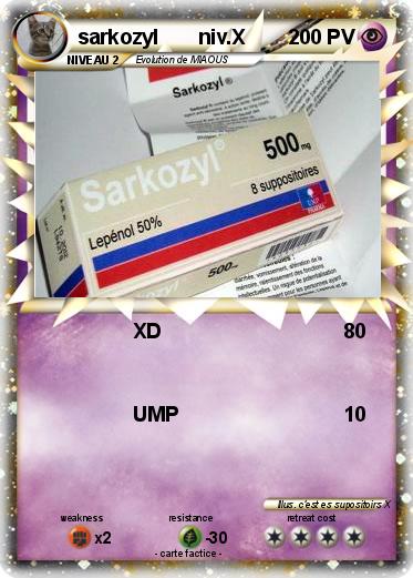Pokemon sarkozyl       niv.X