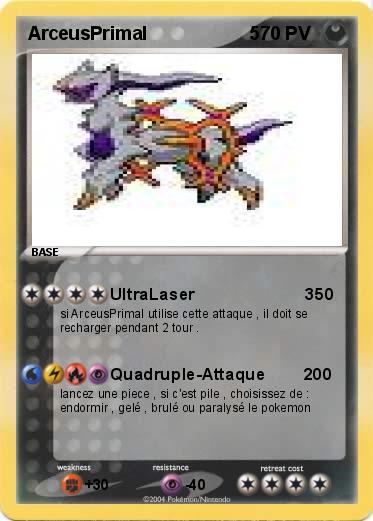 Pokemon ArceusPrimal                    5