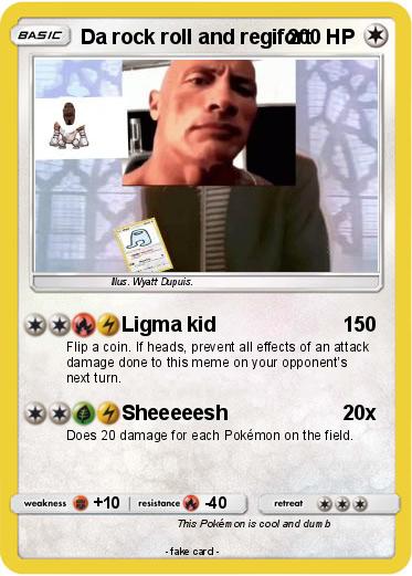 Pokemon Da rock roll and regifort
