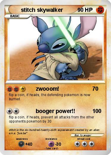 Pokemon stitch skywalker