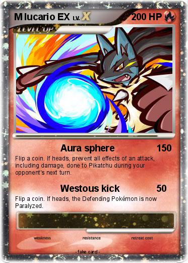 Pokemon M lucario EX