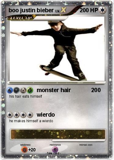 Pokemon boo justin bieber