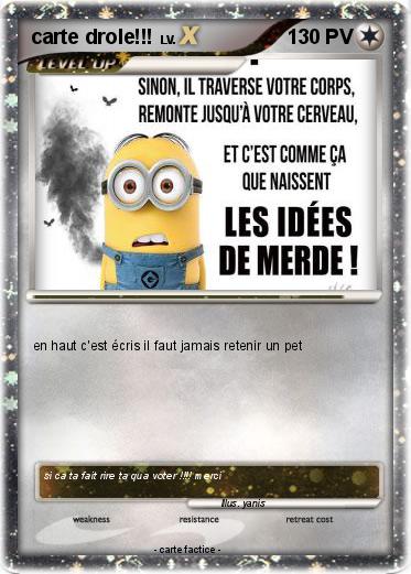 Pokemon carte drole!!!
