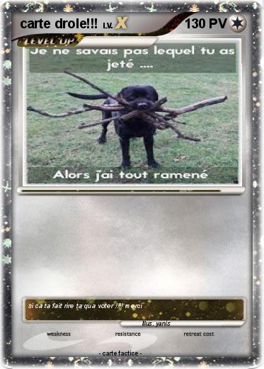 Pokemon carte drole!!!