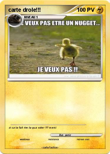 Pokemon carte drole!!!