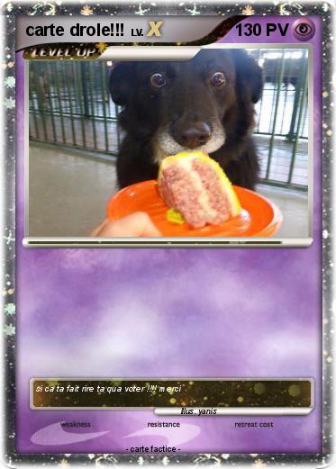 Pokemon carte drole!!!