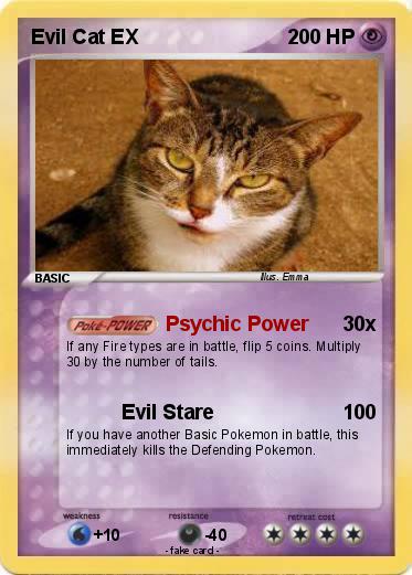 Pokemon Evil Cat EX
