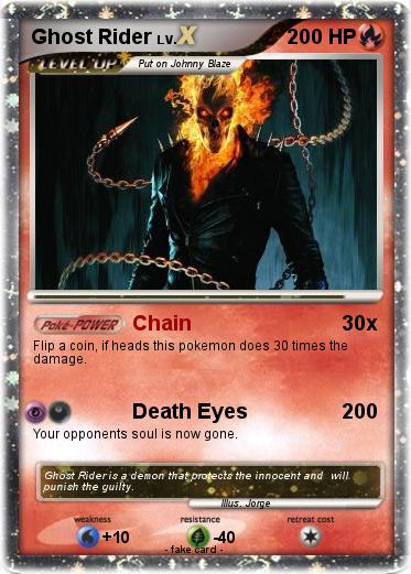 Pokemon Ghost Rider