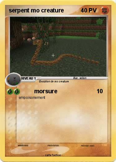 Pokemon serpent mo creature