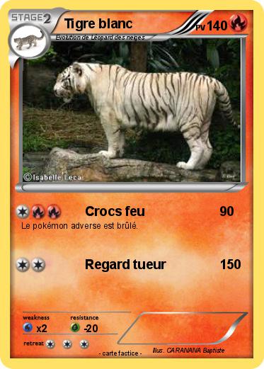 Pokemon Tigre blanc