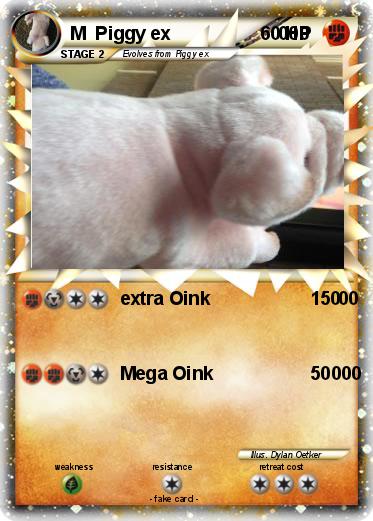 Pokemon M  Piggy ex                     000