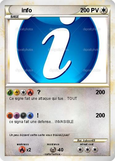 Pokemon info