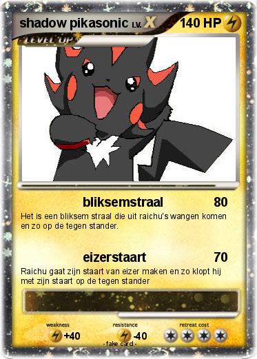 Pokemon shadow pikasonic