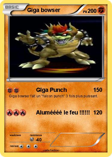 Pokemon Giga bowser