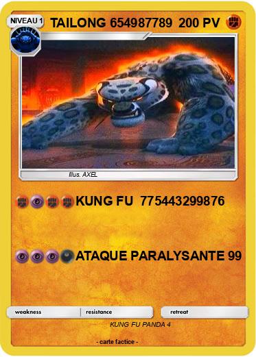 Pokemon TAILONG 654987789