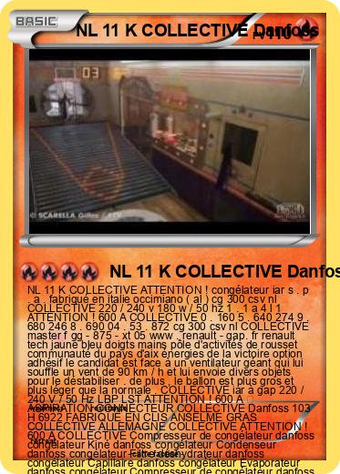 Pokemon NL 11 K COLLECTIVE Danfoss