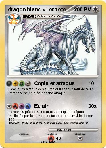 Pokemon dragon blanc
