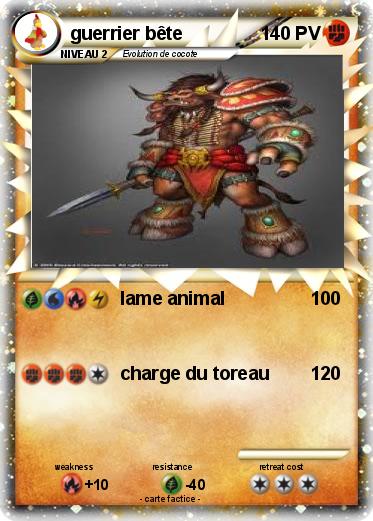 Pokemon guerrier bête