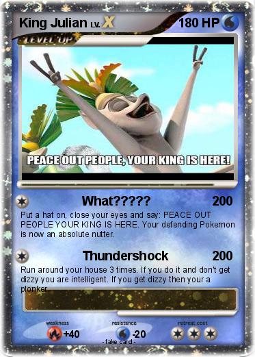 Pokemon King Julian