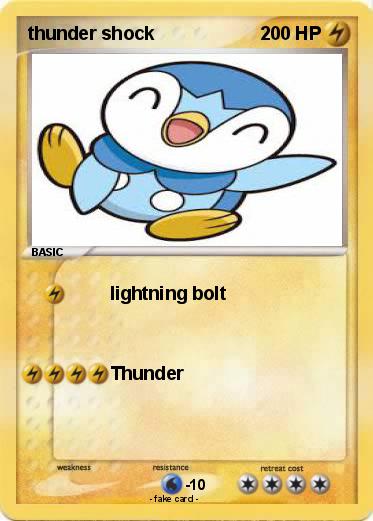 Pokemon thunder shock